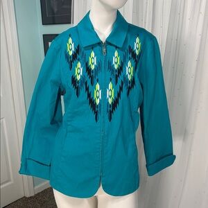 Bob Mackie Wearable Art western embroidered jacket
